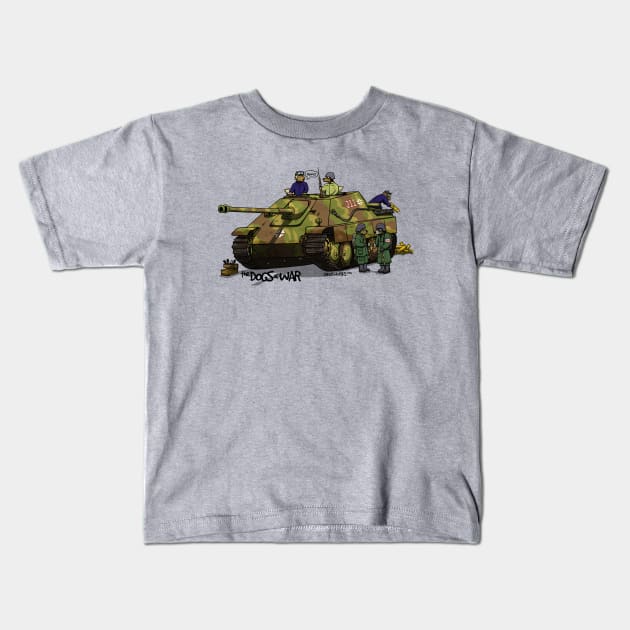 The Dogs of War: Jagdpanther Kids T-Shirt by Siegeworks